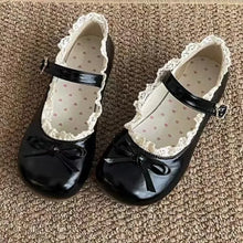 Load image into Gallery viewer, Women's Butterfly Knot Mary Jane Flats