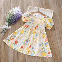 Load image into Gallery viewer, Girls' Love Print Casual Summer Dress