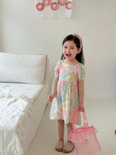 Load image into Gallery viewer, Girls' Love Print Casual Summer Dress