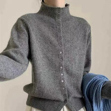 Load image into Gallery viewer, Women Collar Sweater Cardigan