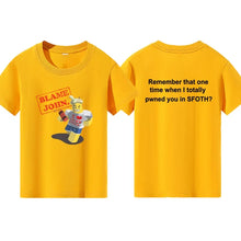Load image into Gallery viewer, Blame John Printed Teenage Tops T-shirt Boys Girls Summer Casual Funny Fashion O-Neck Short Sleeve Children Colorful Clothing