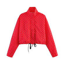 Load image into Gallery viewer, Women's Polka Dot Short Jacket