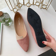 Load image into Gallery viewer, Women's Pointed Toe Slip-On Ballet Flats