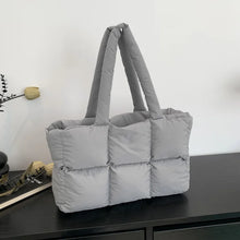 Load image into Gallery viewer, Women's Quilted Plaid Waterproof Shoulder Bag