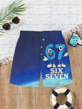 Load image into Gallery viewer, Summer For Kids 67 Six Seven Italian Brain Rot Math Joke Tops Y2k Game Saying Shorts Graphic Y2k Children's Shorts