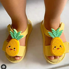 Load image into Gallery viewer, Summer Mini Kids Fruit Sandals Girl Jelly Shoes Avocado Children Fruit Sandals And Slippers Strawberry Decorative Slipper HMI042