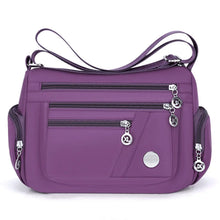 Load image into Gallery viewer, Women's Nylon Multi-Compartment Crossbody Bag