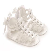 Load image into Gallery viewer, Summer Fashion New Baby Shoes Trendy Girl Baby High Top Hollow Sandals PU Soft Sole Casual Walking Shoes