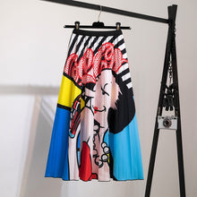 Load image into Gallery viewer, New Skirt Women's Printed Pleated Skirt