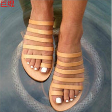 Load image into Gallery viewer, Ladies Flat Lace-up Sandals
