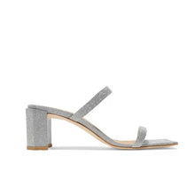 Load image into Gallery viewer, Women's middle heel sandals
