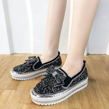 Load image into Gallery viewer, Summer Casual Sequin Puffin Thick Bottom Shoes
