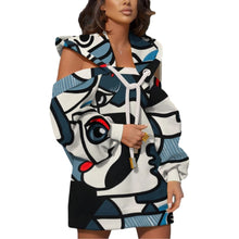 Load image into Gallery viewer, Women's Printed Fleece Hoody

