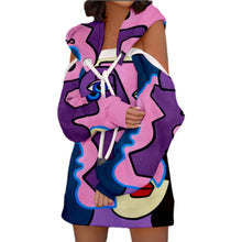 Load image into Gallery viewer, Women's Printed Fleece Hoody
