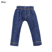 Load image into Gallery viewer, For 1/12 BJD Doll Clothes Fashion Jeans Casual Pants OB11 Clothes Trousers Girl Dress Up Toys Toys Children Birthday Gift
