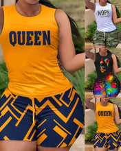 Load image into Gallery viewer, Casual Printing Set Two-piece Set

