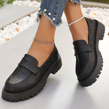 Load image into Gallery viewer, Foreign Trade Large Size Loafers for Women 2025 Spring New Flats National Style Heightening Platform Shoes Lazy One-Legged Women's Shoes
