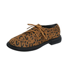 Load image into Gallery viewer, Ladies shoes 2024 spring and autumn new European and American foreign trade plus size round head lace-up fashion shoes wholesale
