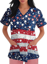 Load image into Gallery viewer, Women's Animal Print Top Short Sleeve
