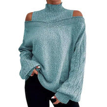 Load image into Gallery viewer, Women's shoulder half high collar
