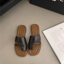 Load image into Gallery viewer, Women's Slim Toe Slides Slip-on Sandals
