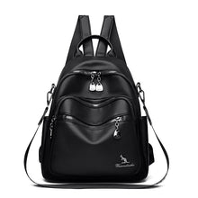 Load image into Gallery viewer, 2025 female Korean fashion new ladies backpack European and American trend simple versatile soft leather shoulder bag wholesale
