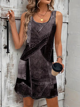 Load image into Gallery viewer, 2024 spring and summer Europe and the United States cross-border new women's clothing Amazon independent station trend Denim printing women's dress women
