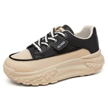 Load image into Gallery viewer, Women's Shoes with Thick Soles and Height-Increasing Shoes, New Trendy Versatile Canvas Shoes, Shallow Fashion Shoes, Women's Lace-Up Comfortable Shoes
