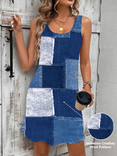 Load image into Gallery viewer, 2024 spring and summer Europe and the United States cross-border new women's clothing Amazon independent station trend Denim printing women's dress women

