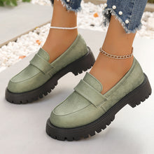 Load image into Gallery viewer, Foreign Trade Large Size Loafers for Women 2025 Spring New Flats National Style Heightening Platform Shoes Lazy One-Legged Women's Shoes
