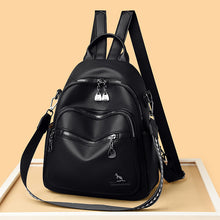 Load image into Gallery viewer, 2025 female Korean fashion new ladies backpack European and American trend simple versatile soft leather shoulder bag wholesale
