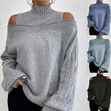 Load image into Gallery viewer, Women's shoulder half high collar
