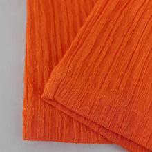 Load image into Gallery viewer, DTK030 European and American Cross-border Women's Summer Fashion Casual Simple Trend Orange Pleated Jumpsuit Shorts suit Women
