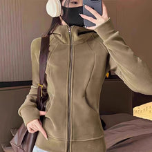 Load image into Gallery viewer, Women's Fleece Sweatshirt Coat
