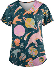 Load image into Gallery viewer, Women's Animal Print Top Short Sleeve
