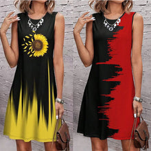 Load image into Gallery viewer, 2024 spring and summer Europe and the United States cross-border new women's clothing Amazon independent station fashion trend printing women's clothing dress women
