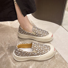 Load image into Gallery viewer, Women's Platform-Sole Casual Slip-on Canvas Shoes
