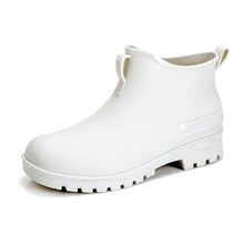 Load image into Gallery viewer, Cross-border Japanese Rain Shoes Women's Adult Non-slip Short Rain Boots Kitchen Work Waterproof Platform fleece-lined Water Shoes Women
