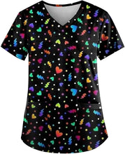 Load image into Gallery viewer, Women's Animal Print Top Short Sleeve
