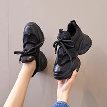 Load image into Gallery viewer, Women's genuine leather versatile muffin casual sneaker
