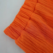 Load image into Gallery viewer, DTK030 European and American Cross-border Women's Summer Fashion Casual Simple Trend Orange Pleated Jumpsuit Shorts suit Women
