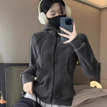 Load image into Gallery viewer, Women's Fleece Sweatshirt Coat
