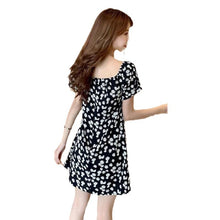 Load image into Gallery viewer, Daisy Dress Slim-Fit Slimming off-Shoulder Floral dress 2024 Summer New Internet Celebrous Same Style Dress
