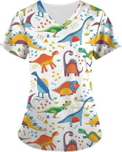 Load image into Gallery viewer, Women's Animal Print Top Short Sleeve
