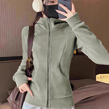 Load image into Gallery viewer, Women's Fleece Sweatshirt Coat
