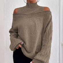 Load image into Gallery viewer, Women's shoulder half high collar
