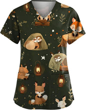 Load image into Gallery viewer, Women's Animal Print Top Short Sleeve
