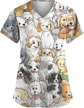 Load image into Gallery viewer, Women's Animal Print Top Short Sleeve
