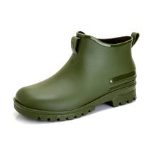 Load image into Gallery viewer, Cross-border Japanese Rain Shoes Women's Adult Non-slip Short Rain Boots Kitchen Work Waterproof Platform fleece-lined Water Shoes Women
