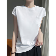 Load image into Gallery viewer, Mercerized Cotton Pocket T-Shirt
